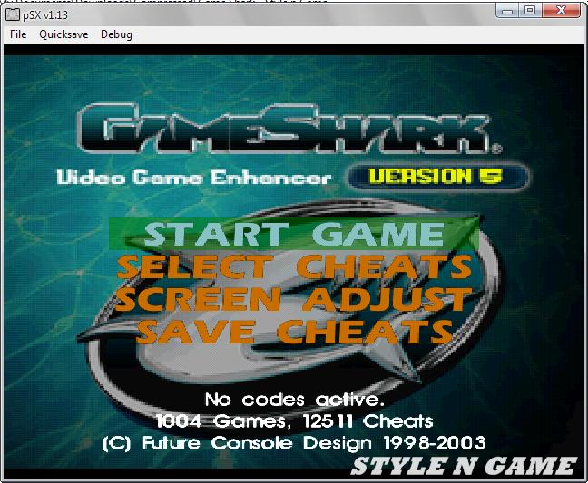 Download GameShark PS1 / PSX ISO Version 5 Terbaru ...